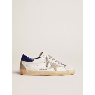 Super-Star sneakers with blue suede heel tab