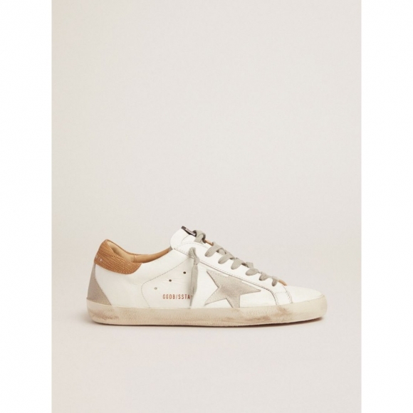 Men's Super-Star sneakers with lizard-print heel tab
