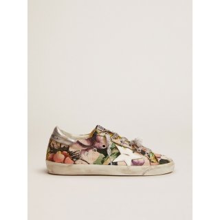 Super-Star sneakers in floral-print jacquard