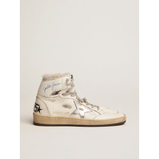 Sky-Star sneakers with signature on the ankle and shearling lining