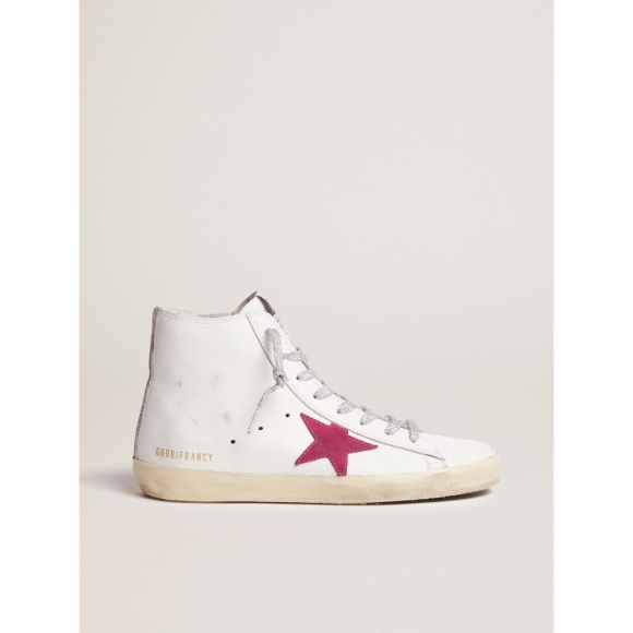 Francy sneakers with red star and camouflage insert